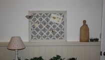 Painted Frame Memo Board